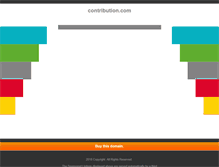 Tablet Screenshot of contribution.com